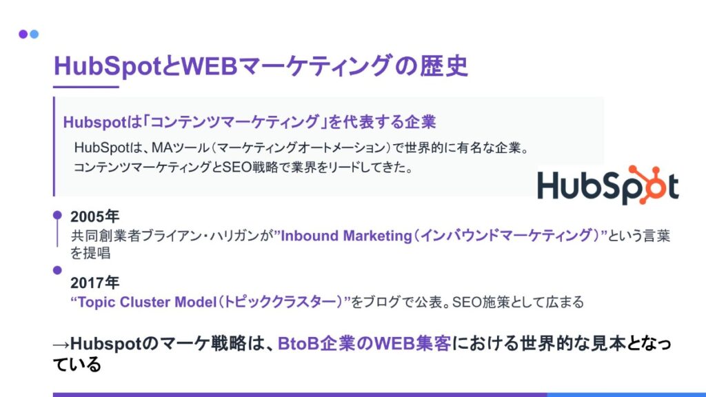 HubSpotとWEBマーケティングの歴史